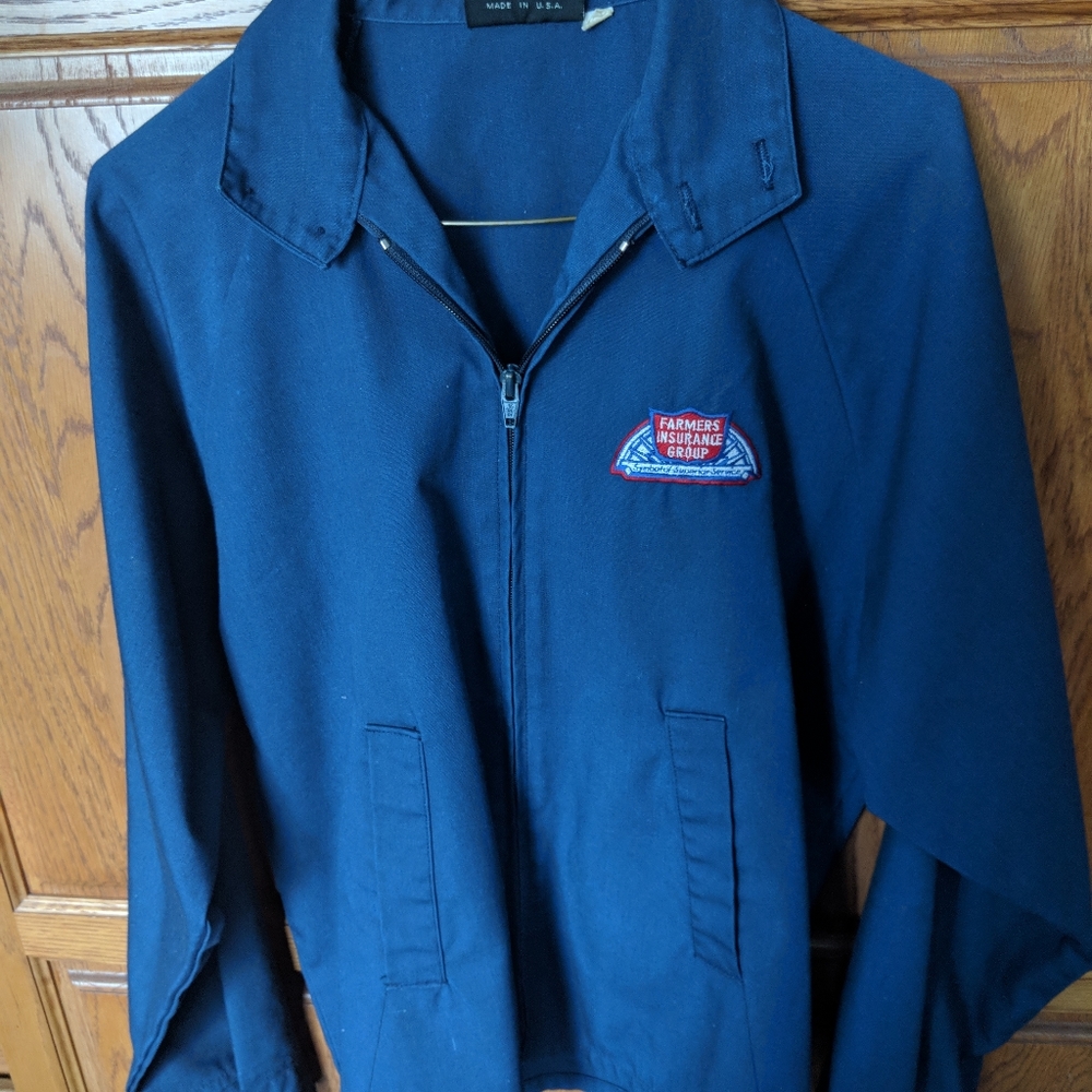 Navy Utility Jacket - Picture 2 of 2